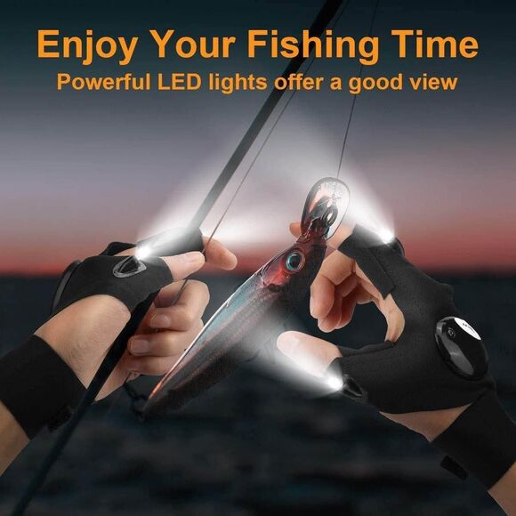 Hands-Free Lights for Car Repairing, Night Fishing, Running, Camping (x‎ large) - Picture 5 of 6